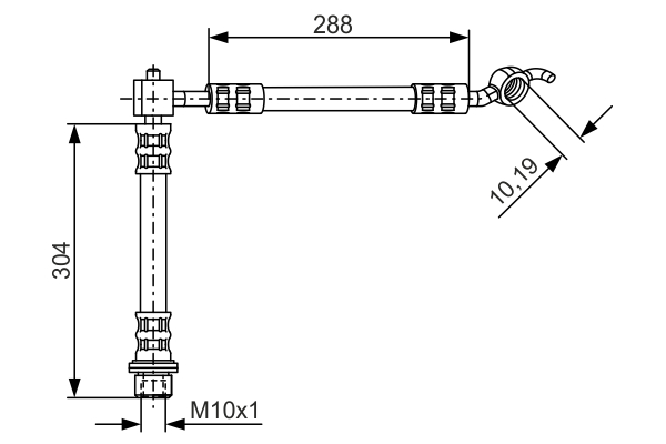 TUBO FLESSIBILE FRENO