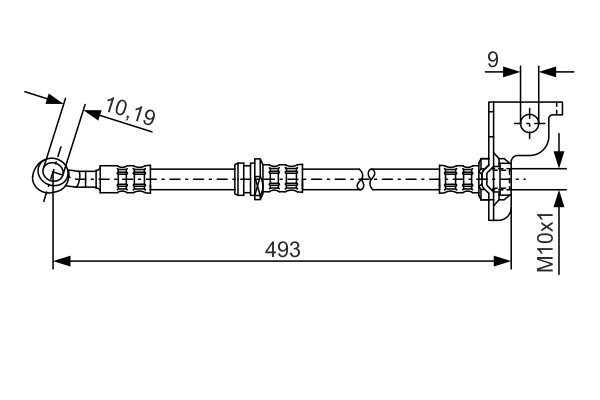TUBO FLESSIBILE FRENO