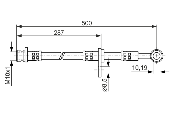 TUBO FLESSIBILE FRENO