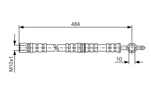 TUBO FLESSIBILE FRENO