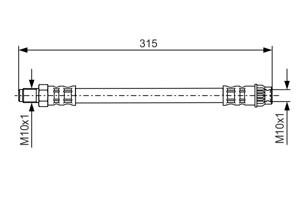 TUBO FLESSIBILE FRENO