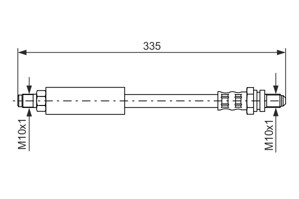 TUBO FLESSIBILE FRENO