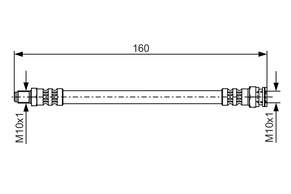 TUBO FLESSIBILE FRENO