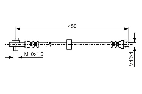 TUBO FLESSIBILE FRENO