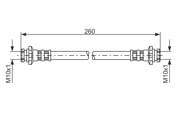 TUBO FLESSIBILE FRENO