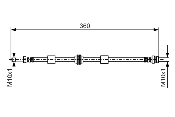 TUBO FLESSIBILE FRENO