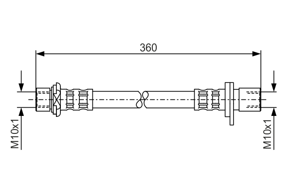 TUBO FLESSIBILE FRENO