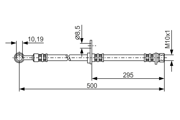 TUBO FLESSIBILE FRENO