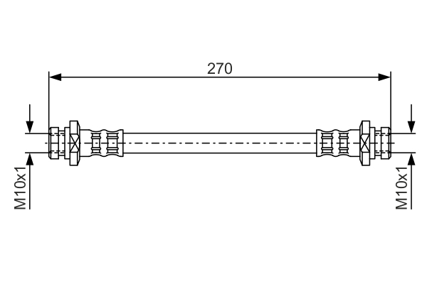 TUBO FLESSIBILE FRENO