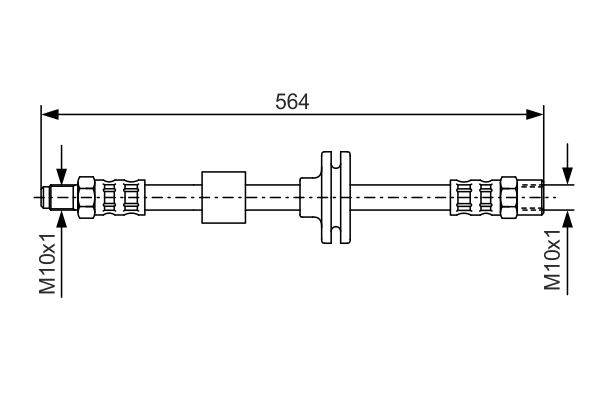 TUBO FLESSIBILE FRENO