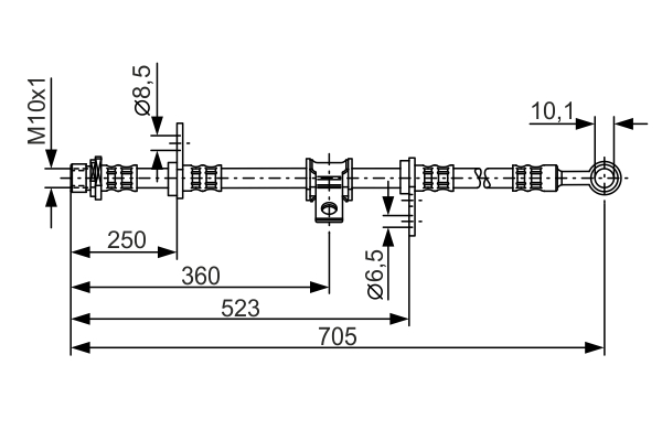 TUBO FLESSIBILE FRENO