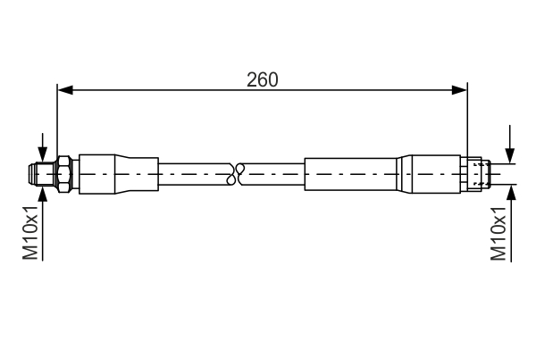 TUBO FLESSIBILE FRENO
