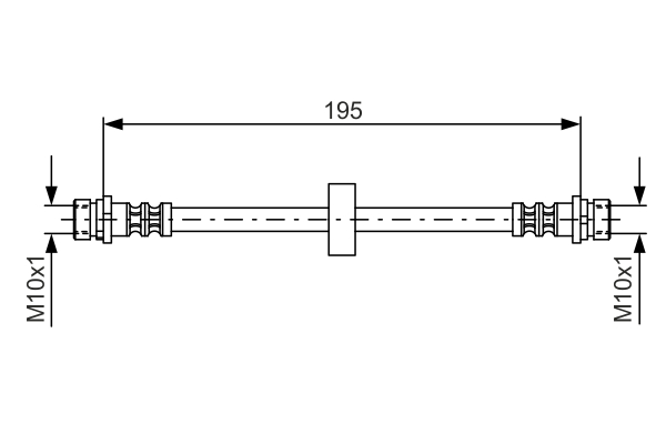 TUBO FLESSIBILE FRENO