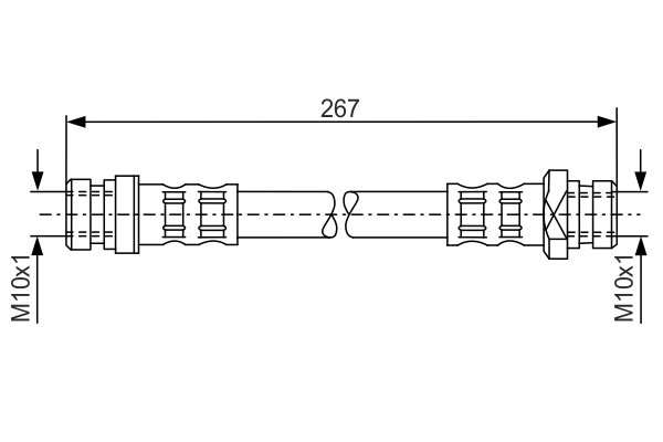 TUBO FLESSIBILE FRENO