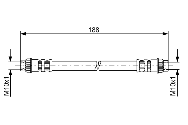 TUBO FLESSIBILE FRENO