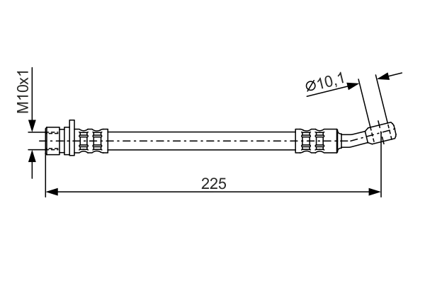 TUBO FLESSIBILE FRENO
