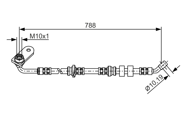 TUBO FLESSIBILE FRENO