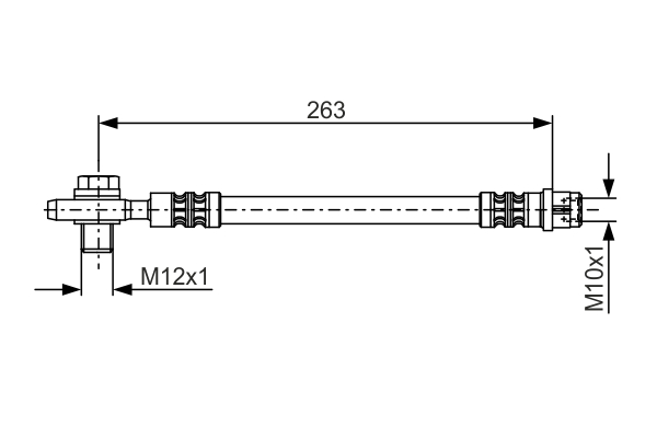 TUBO FLESSIBILE FRENO