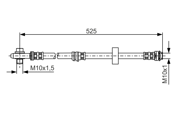 TUBO FLESSIBILE FRENO