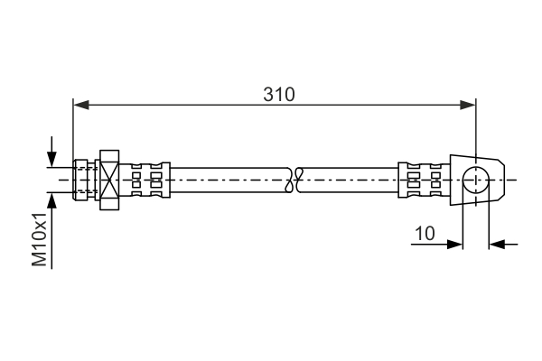 TUBO FLESSIBILE FRENO