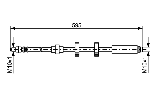 TUBO FLESSIBILE FRENO