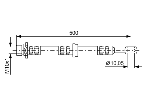 TUBO FLESSIBILE FRENO