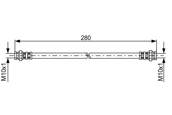 TUBO FLESSIBILE FRENO