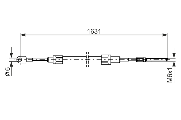 BOSCH CAVO COMANDO FRENO