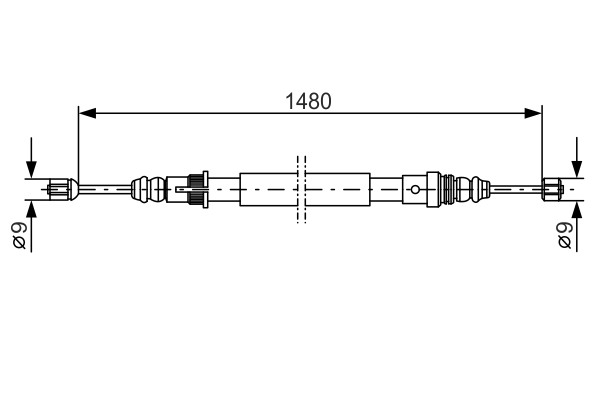 BOSCH CAVO COMANDO FRENO