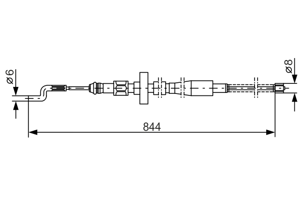 BOSCH CAVO COMANDO FRENO