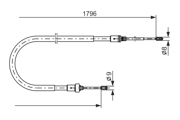 BOSCH CAVO COMANDO FRENO