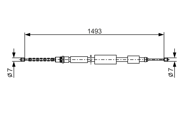 BOSCH CAVO COMANDO FRENO