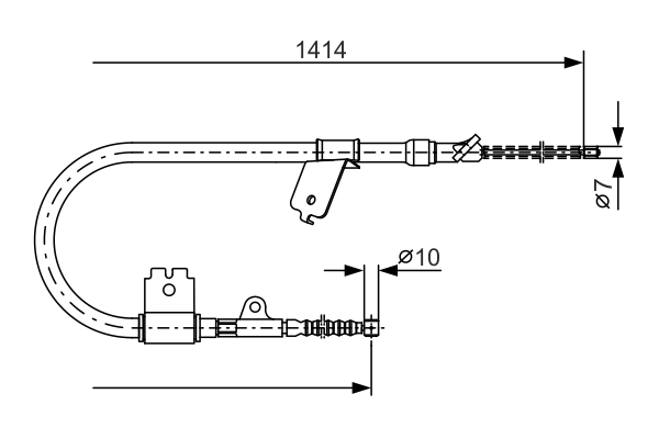 CAVO COMANDO, FRENO STAZIONAMENTO