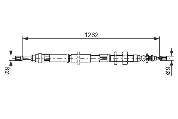 BOSCH CAVO COMANDO FRENO
