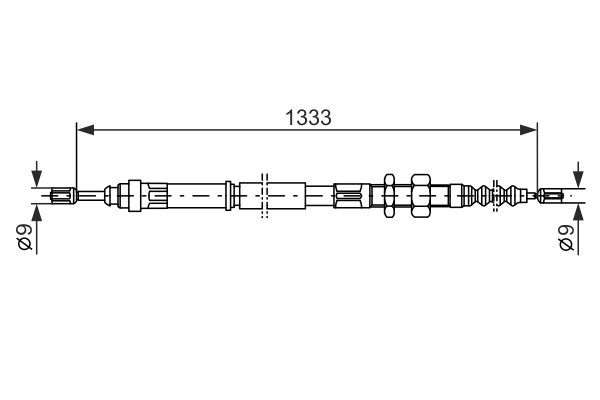 BOSCH CAVO COMANDO FRENO