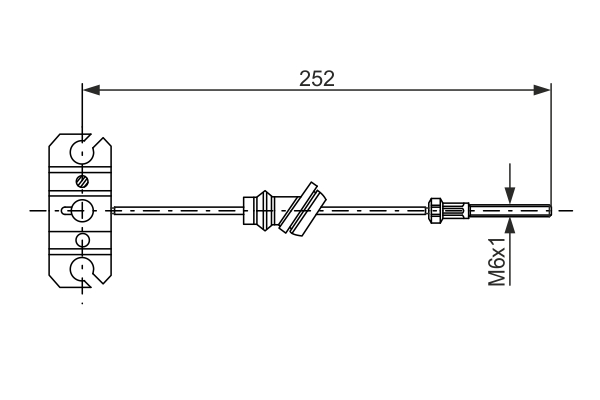 BOSCH CAVO COMANDO FRENO