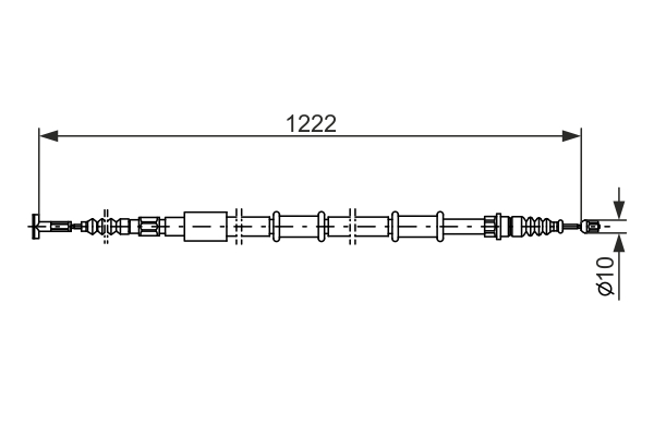 BOSCH CAVO COMANDO FRENO