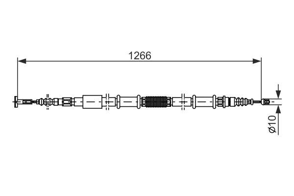 BOSCH CAVO COMANDO FRENO