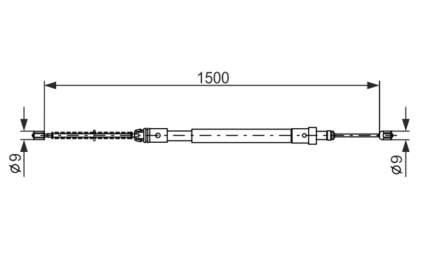 BOSCH CAVO COMANDO FRENO