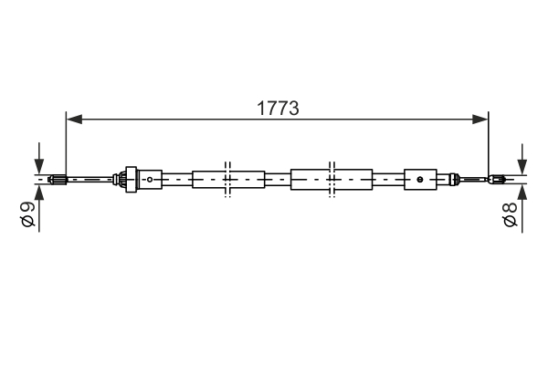 BOSCH CAVO COMANDO FRENO