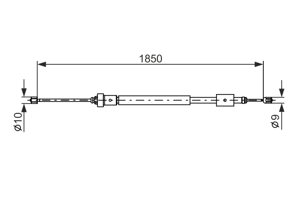 BOSCH CAVO COMANDO FRENO