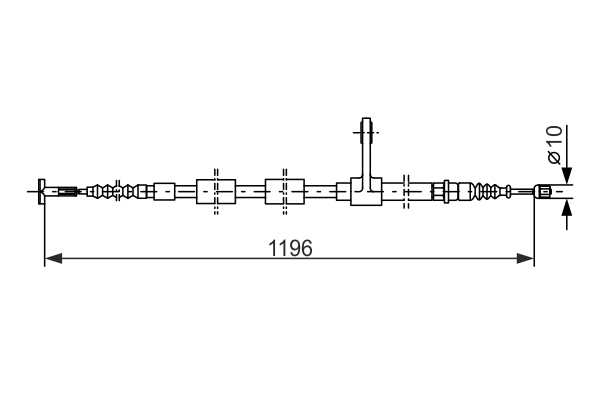 BOSCH CAVO COMANDO FRENO