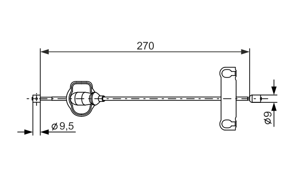 BOSCH CAVO COMANDO FRENO