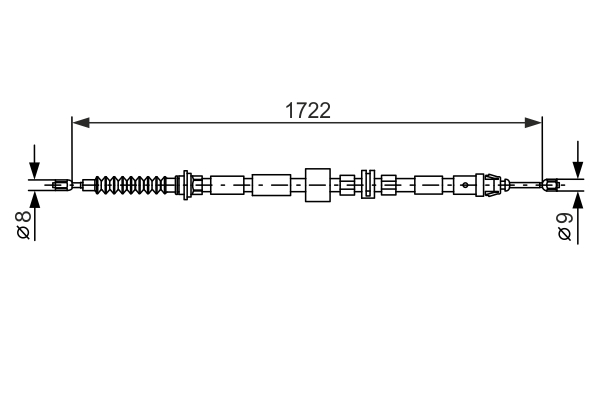 BOSCH CAVO COMANDO FRENO