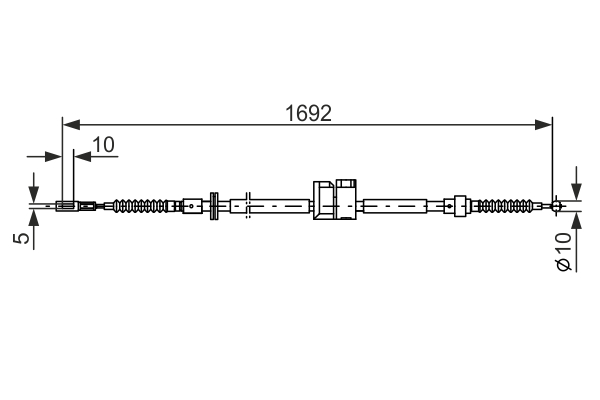 BOSCH CAVO COMANDO FRENO