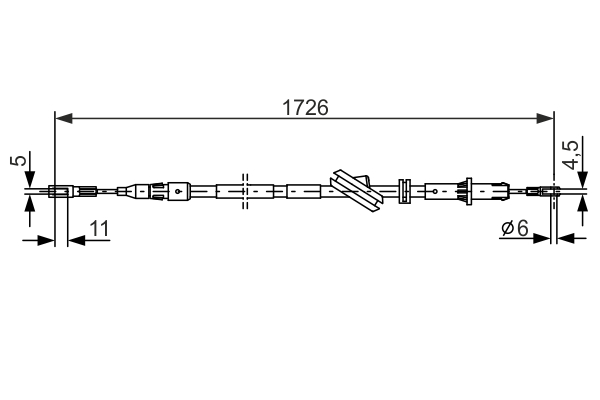 BOSCH CAVO COMANDO FRENO