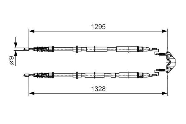 BOSCH CAVO COMANDO FRENO