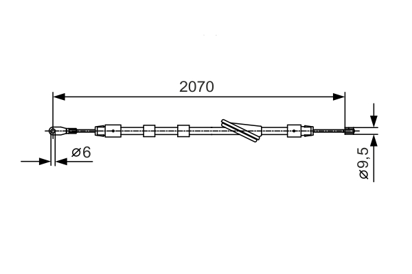 CAVO COMANDO, FRENO STAZIONAMENTO