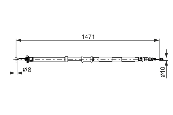 BOSCH CAVO COMANDO FRENO
