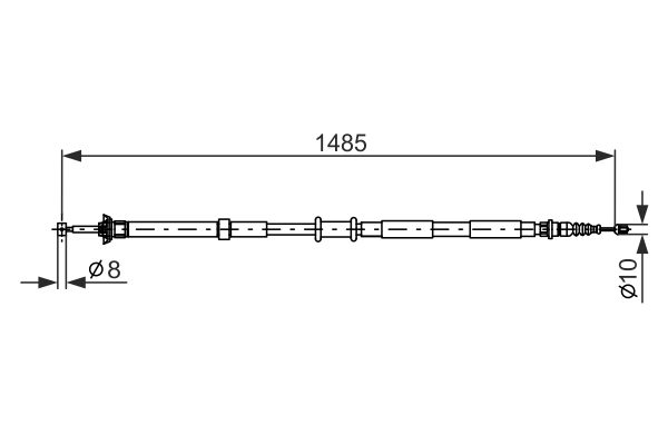 BOSCH CAVO COMANDO FRENO